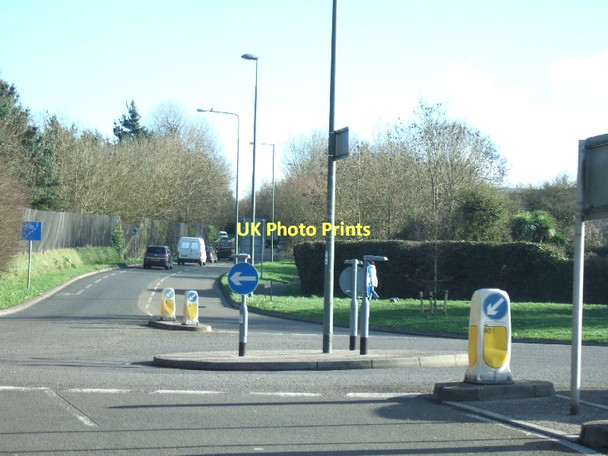 Photo 6"x4" Roundabout in St Marychurch Road Torquay c2011