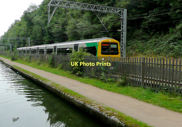 Photo 6"x4" Railway and Canal near Edgbaston, Birmingham Chad Valley c2010