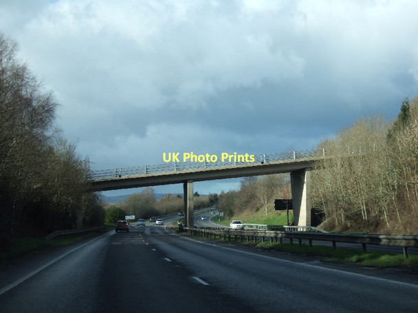 Photo 6"x4" Heston Road bridge over A380 Kingsteignton c2011