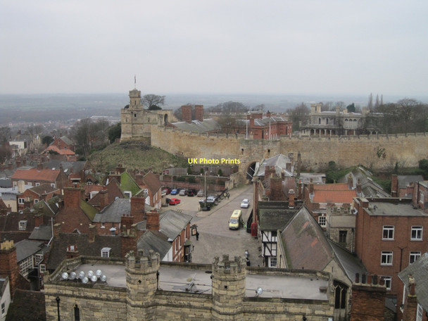 Photo 6"x4" Lincoln Castle from the Cathedral Lincoln c2011