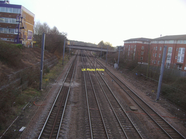 Photo 6"x4" Railway lines looking towards Hatfield station Hatfield\/TL2207 c2009