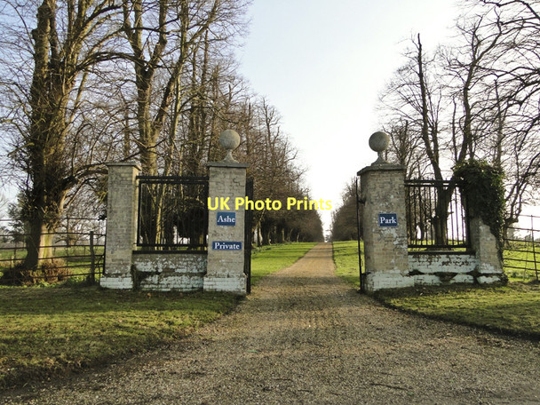 Photo 6"x4" Entrance to Ashe Park, Campsey Ashe Campsea Ashe c2011