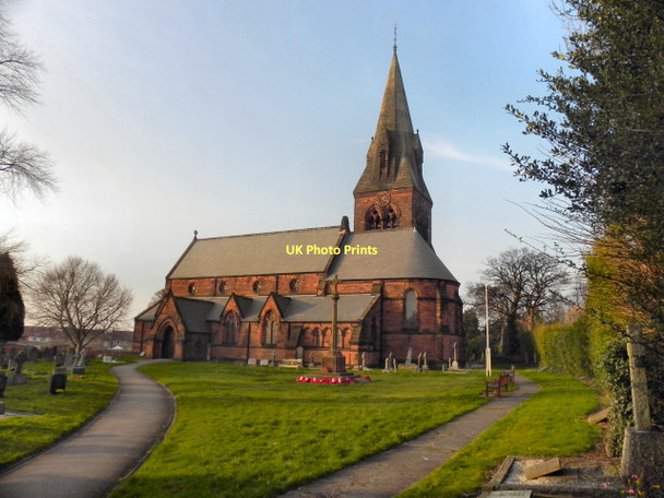 Photo 6"x4" St Barnabas' Church Bebington c2011