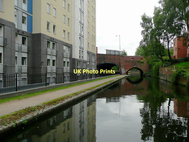 Photo 6"x4" Worcester and Birmingham Canal near Five Ways, Birmingham Lee Bank c2010