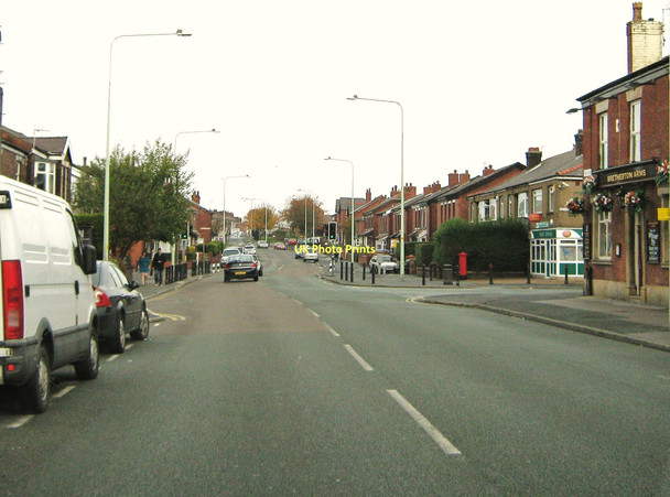 Photo 6"x4" Eaves Lane and The Bretherton Arms Chorley\/SD5817 c2010
