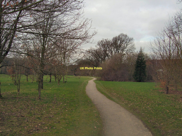 Photo 6"x4" Path in West Green Park Crawley\/TQ2736 c2011