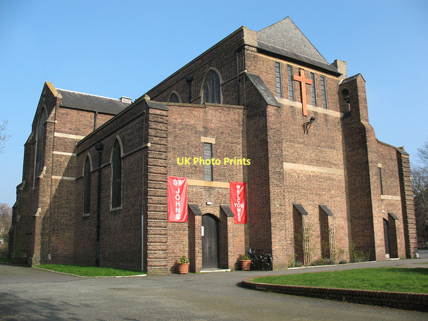 Photo 6"x4" West front of St John's church Catford\/TQ3873 c2011