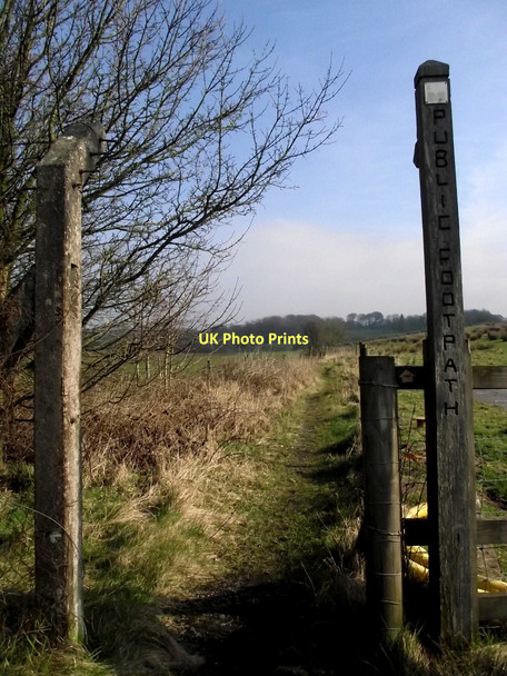 Photo 6"x4" Footpath to Greenway Bank Biddulph c2011