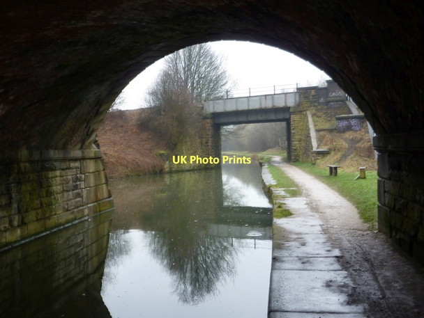 Photo 6"x4" Chesterfield canal, from one railway bridge to another Chesterfield\/SK3871 c2011