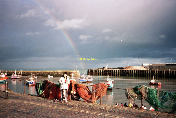 Photo 6"x4" Folkestone, outer harbour Folkestone c2004