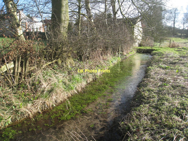 Photo 6"x4" Chalk stream Melton Ross c2011