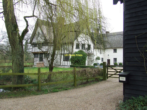 Photo 6"x4" Poplar Farmhouse Brettenham\/TL9653 c2011