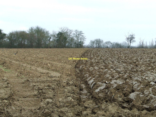 Photo 6"x4" Half Ploughed Thorpe Morieux c2011