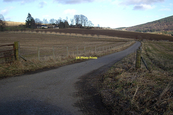 Photo 6"x4" A stretch of minor road Tarland c2011