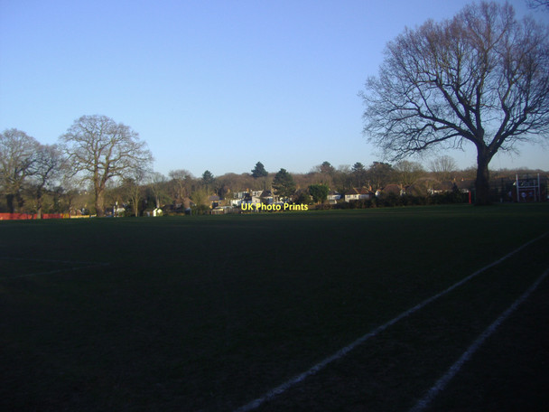 Photo 6"x4" Claygate playing fields Esher c2011