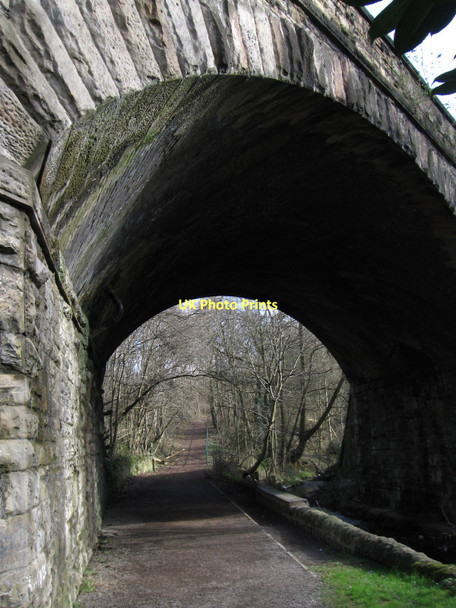Photo 6"x4" Dronfield - railway bridge at end of Mill Lane Dronfield c2011