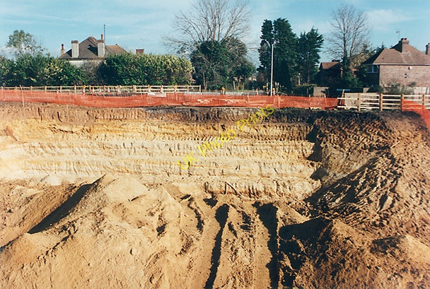 Photo 6"x4" M20 motorway construction at Sandyhurst Lane Potters Corner c1989