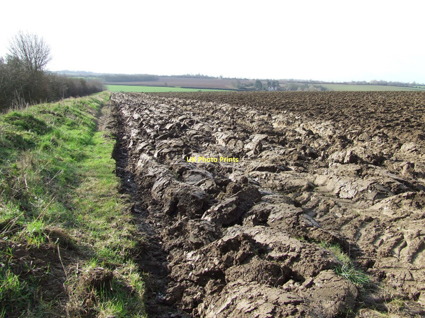 Photo 6"x4" Ploughed Field Kettlebaston c2011