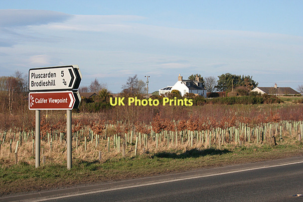 Photo 6"x4" Newmill and Brodieshill Junction Califer c2011