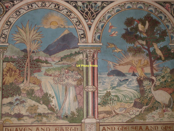 Photo 6"x4" Mural, St. Michael's, Garton on the Wolds Garton-on-the-Wolds c2009