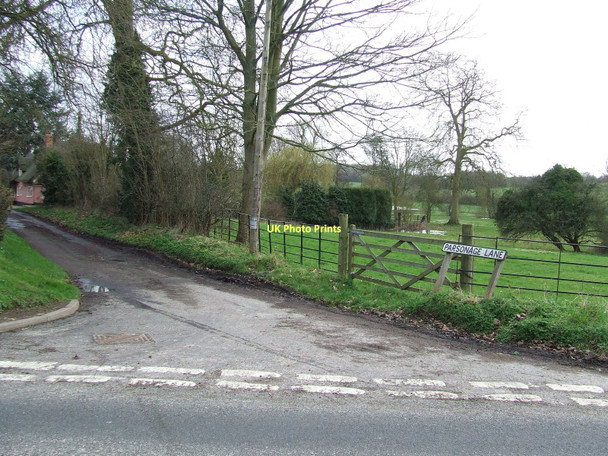 Photo 6"x4" Road Junction Chelsworth c2011