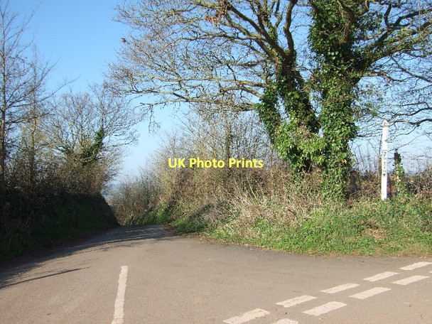 Photo 6"x4" New Barn Cross Half Moon Village c2011