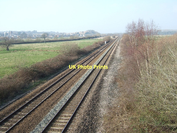 Photo 6"x4" Railway line passing Exminster Exminster c2011