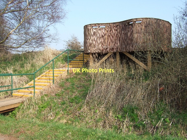 Photo 6"x4" Bird hide beside Exeter Canal Exton\/SX9886 c2011