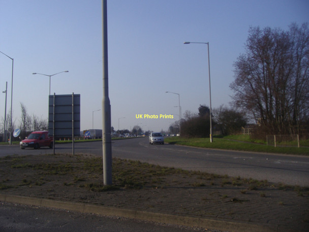 Photo 6"x4" Denham exit, Denham roundabout Uxbridge c2011