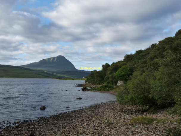 Photo 6"x4" Across the loch to Ben Hope Ben Arnaboll c2010