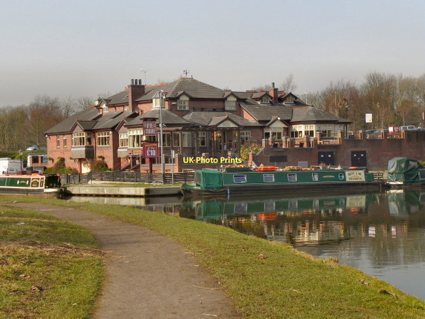 Photo 6"x4" Bridgewater Canal, The Moorings Tyldesley c2011