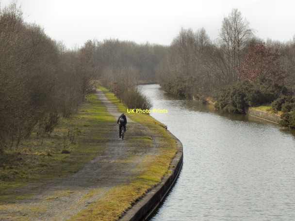Photo 6"x4" Bridgewater Canal from Boothstown Bridge Tyldesley c2011