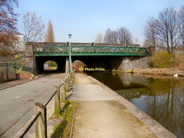 Photo 6"x4" Bridgewater Canal, Rail Bridge Eccles\/SJ7798 c2011