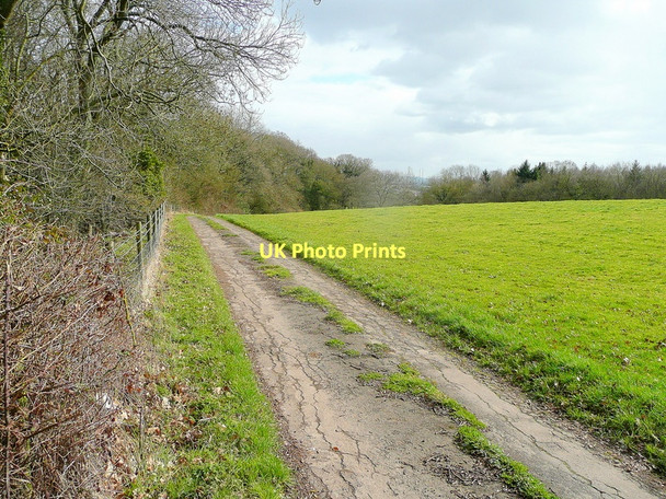 Photo 6"x4" Farm track to Bullo Bullo c2011
