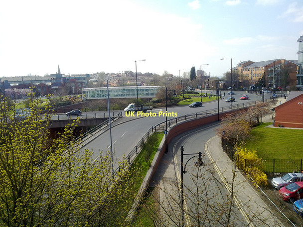 Photo 6"x4" King Street Roundabout, Oldham Oldham c2010