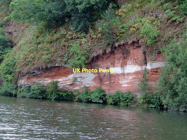 Photo 6"x4" River cliff  south-east of Stourport, Worcestershire Stourport-on-Severn c2010