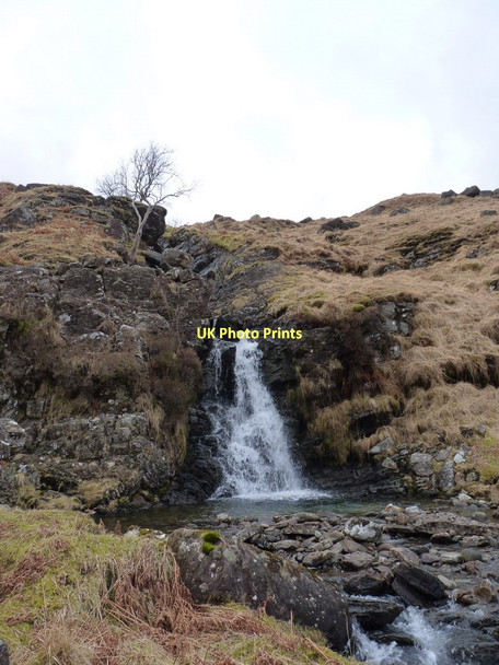 Photo 6"x4" Waterfall on the Allt a' Mhuilinn Allt a Mhuilinn c2011
