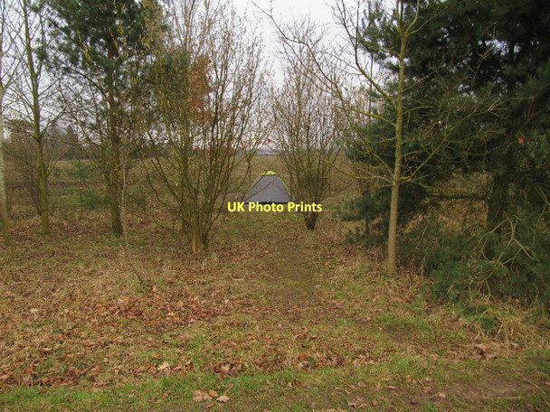 Photo 6"x4" Tent at the edge North Stoke\/SU6186 c2011