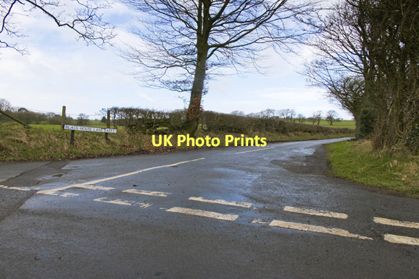 Photo 6"x4" Junction of Black House Lane and Parsonage Lane Hesketh Lane c2011