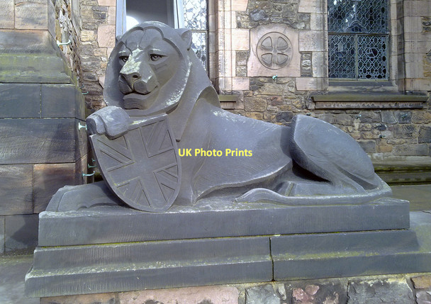 Photo 6"x4" British lion in Edinburgh, Scotland Edinburgh c2010
