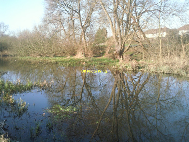 Photo 6"x4" River Cray reflections Crayford\/TQ5174 c2011