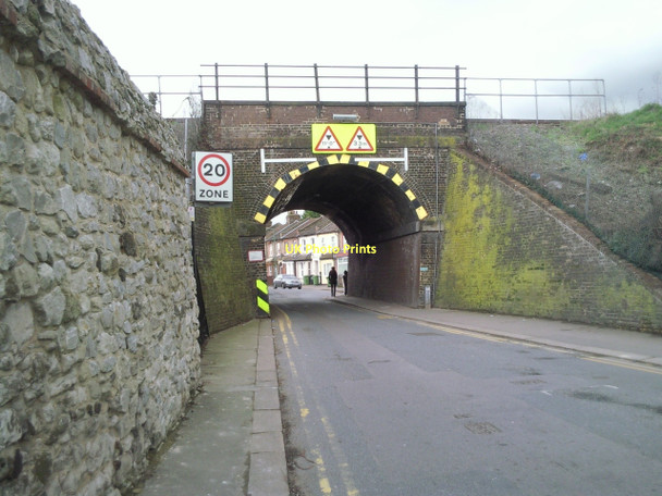 Photo 6"x4" Narrow bridge in Priory Road Dartford Crayford\/TQ5174 c2011