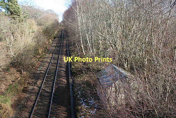 Photo 6"x4" Railway Line at Dalvey Dyke\/NH9858 c2011
