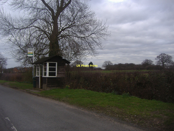 Photo 6"x4" Bus stop on Tyttenhanger Green St Albans c2011