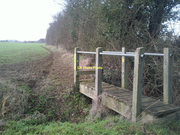 Photo 6"x4" Footbridge near Helpston Helpston c2011