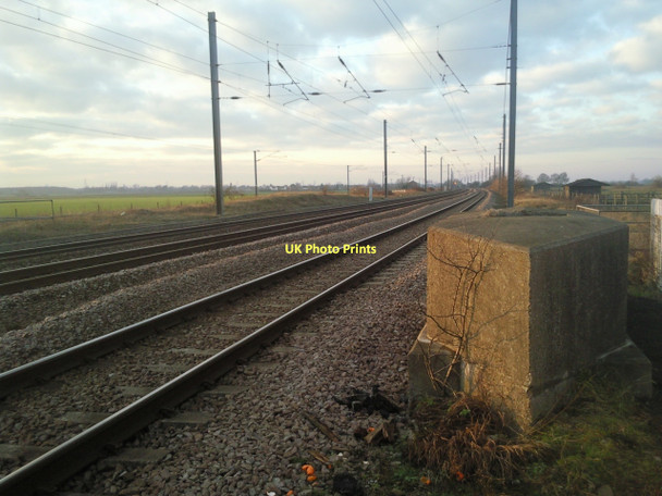Photo 6"x4" View from Woodcroft Crossing Helpston c2011