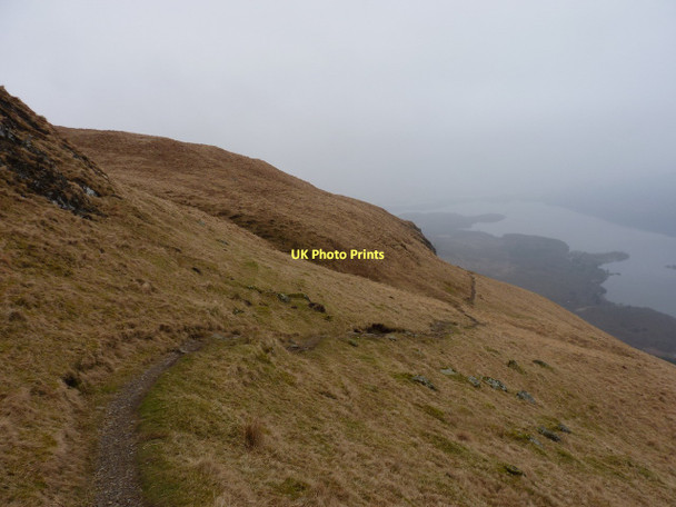 Photo 6"x4" Ptarmigan path beside Tom Fithich Rowardennan c2011
