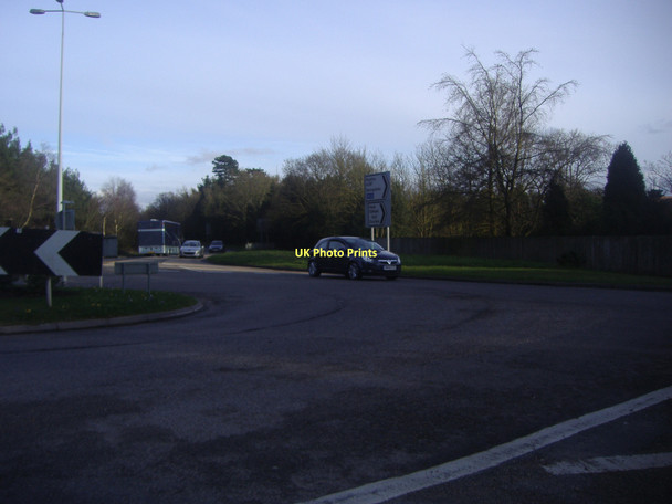 Photo 6"x4" Roundabout on A287 Ewshot Ewshot c2011