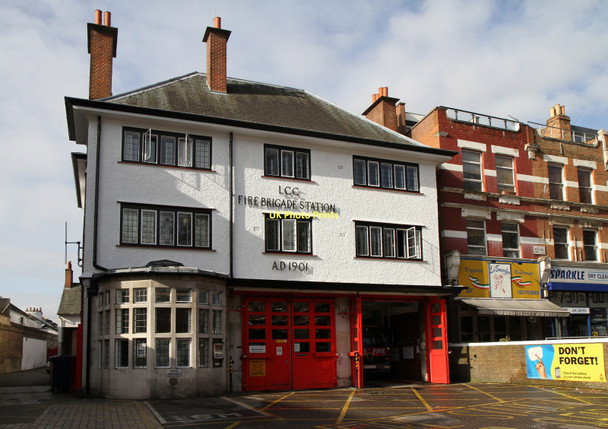 Photo 6"x4" West Hampstead Fire Station Hampstead\/TQ2685 c2011