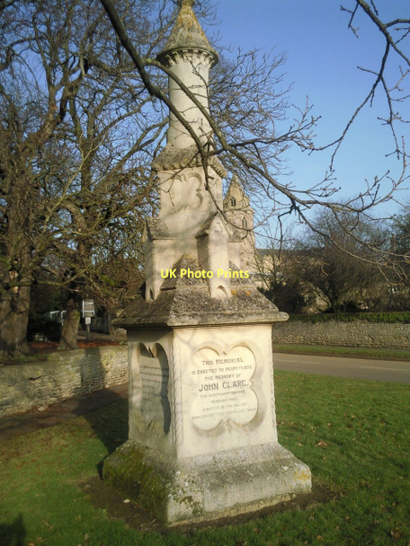 Photo 6"x4" Memorial to John Clare, Helpston Helpston c2011